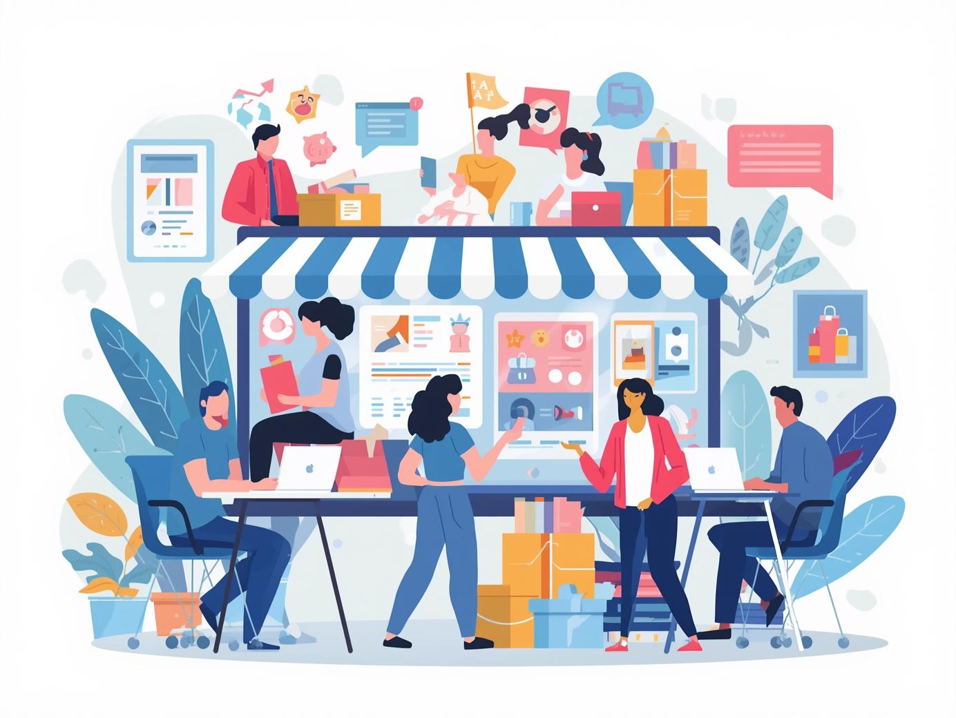 selling online through e-commerce store